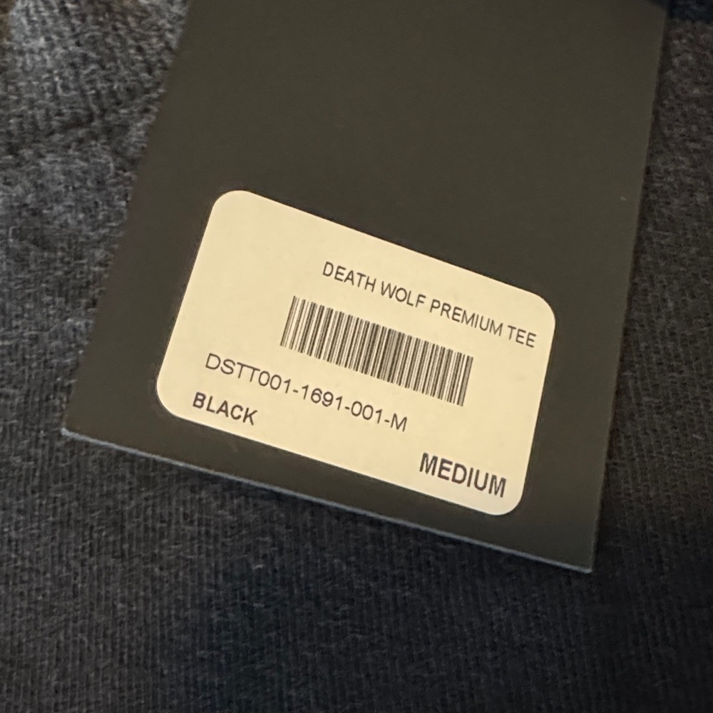 Darc Sport Death Wolf Premium Oversized Tee in Black - Picture 3 of 4